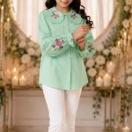 شومیز آستین بلند دخترانه طرح روشنک ( 10تا 16 سال) - Image 7