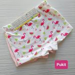 شورت پادار دخترانه طرح فلامینگو پک دو عددی(2 تا 14 سال) - Image 3