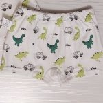 شورت پادار پسرانه طرح دایناسور پک دو عددی(11 تا 14 سال)