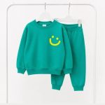 بلوز شلوار رابین طرح لبخند (3 تا 14 سال)