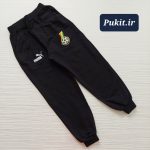 سویشرت شلوار پسرانه مشکی طرح ماجد (5 تا 12 سال) - Image 3