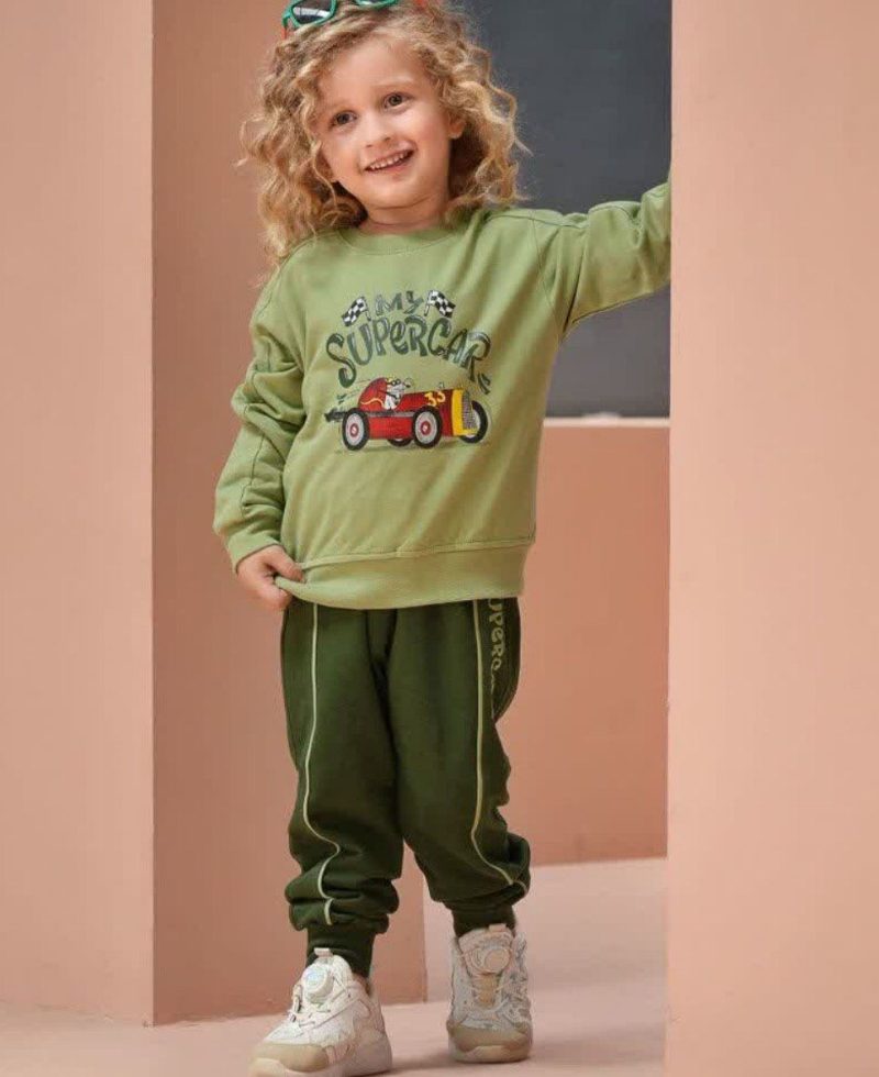 بلوز شلوار پسرانه طرح کوشا (2تا7سال) - Image 3