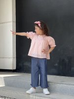 شومیز شلوار برمودا دخترانه طرح لیلی (2 تا 7 سال ) - Image 7