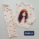 بلوز شلوار دخترانه طرح پاییز (6 تا 12 سال) - Image 9
