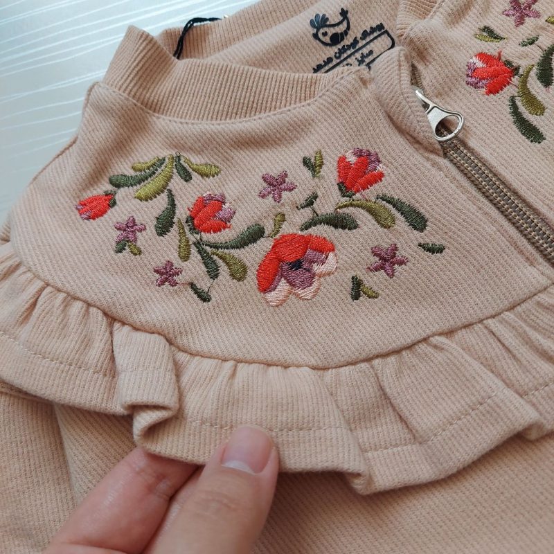 سویشرت تک دخترانه طرح اسما (4 تا 12 سال) - Image 7
