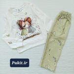 بلوز شلوار دخترانه طرح پری کوچولو(2 تا 8 سال)