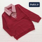 بلوز یقه دار پسرانه طرح تیام(2 تا 13سال)