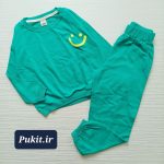 بلوز شلوار رابین طرح لبخند (2تا10 سال)
