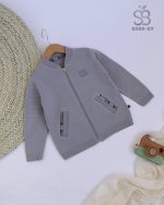 ژاکت بافت پسرانه طرح مبین (2 تا 12 سال) - Image 3