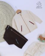 ژاکت بافت پسرانه طرح مبین (2 تا 12 سال)