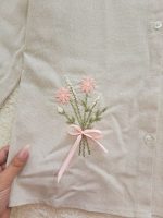 شومیز آستین بلند دخترانه طرح صبورا ( 3 تا 14 سال) - Image 3