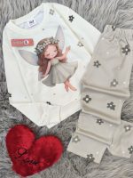 بلوز شلوار دخترانه طرح ملکا (2 تا 11 سال) - Image 3