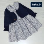 کت سارافون دخترانه طرح نازگل (6تا13سال) - تصویر 3