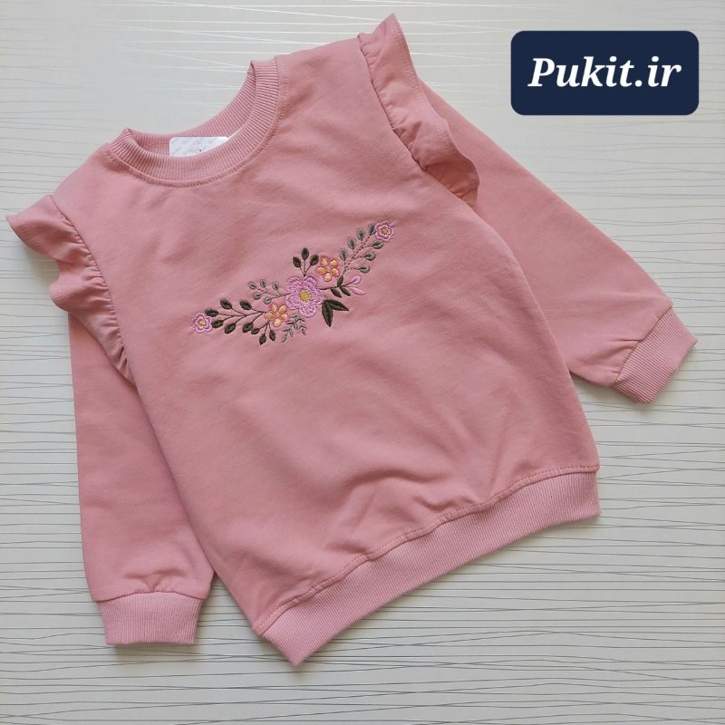 بلوز تک دخترانه گلدوزی طرح عاطفه ( 2 تا 9 سال ) - Image 4