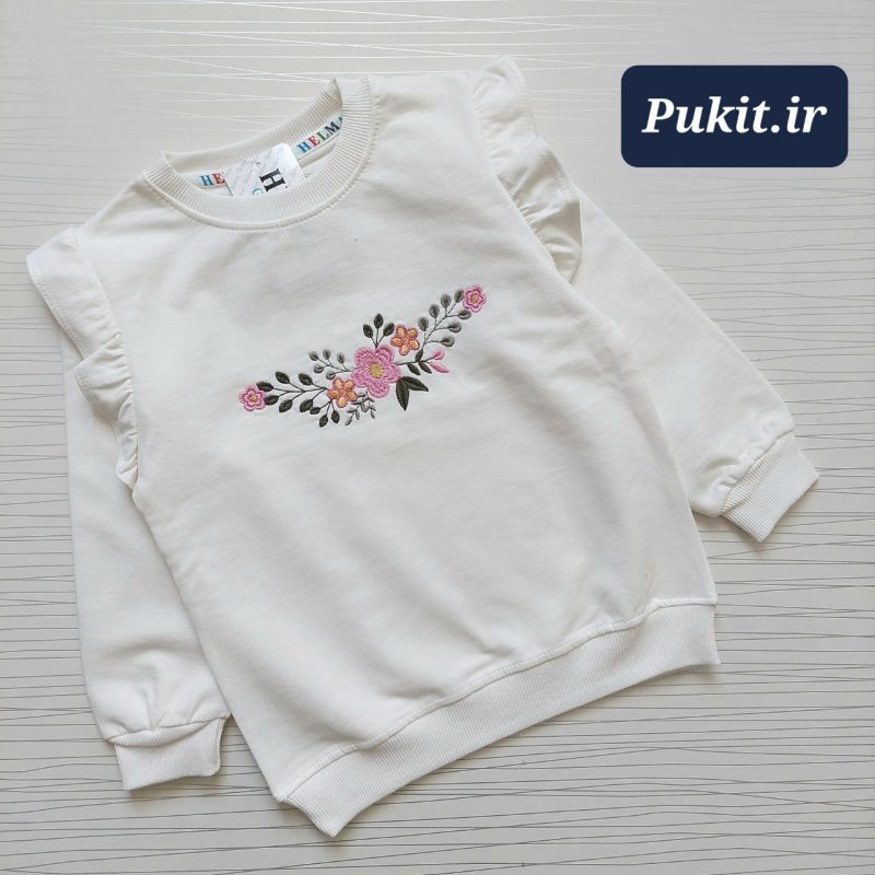 بلوز تک دخترانه گلدوزی طرح عاطفه ( 2 تا 9 سال ) - Image 5
