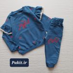 بلوز شلوار دخترانه طرح تمشک(2 تا 10سال)