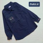 تونیک مانتویی دخترانه طرح آسمان ( 12 تا 18 سال )