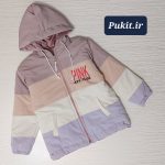 کاپشن سبک دورو دخترانه طرح صورتی (9 تا ۱۵سال)