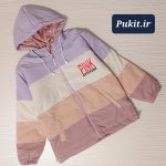 کاپشن سبک دورو دخترانه طرح صورتی (9 تا ۱۵سال) - تصویر 9